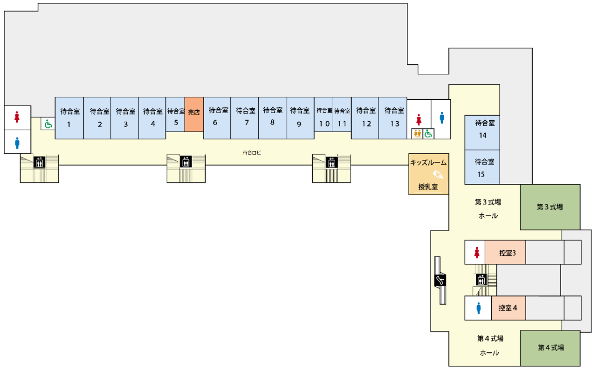 館内２階案内図